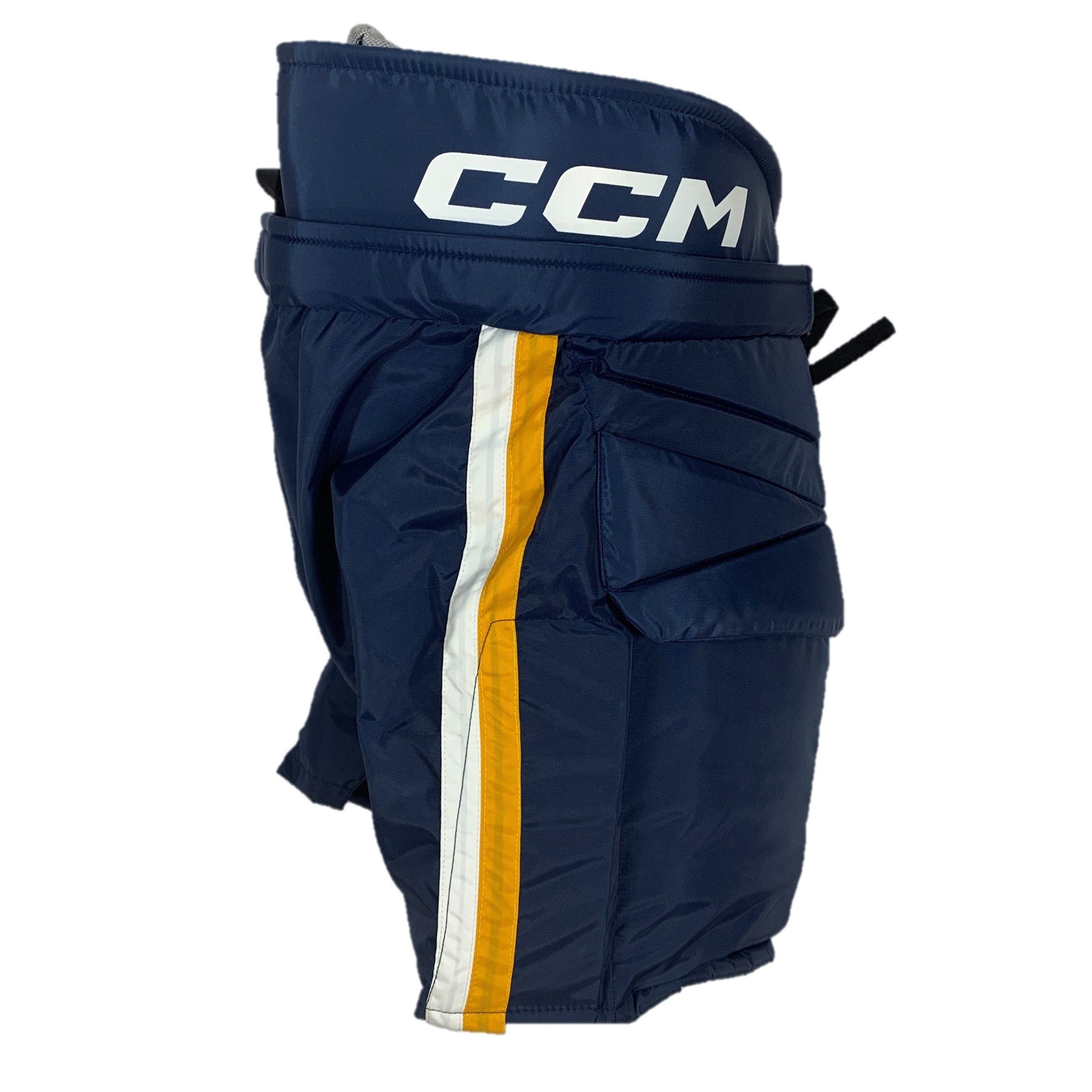 Pantalon de gardien de but de hockey CCM HPG12A Pro Stock – OHL – Bleu marine